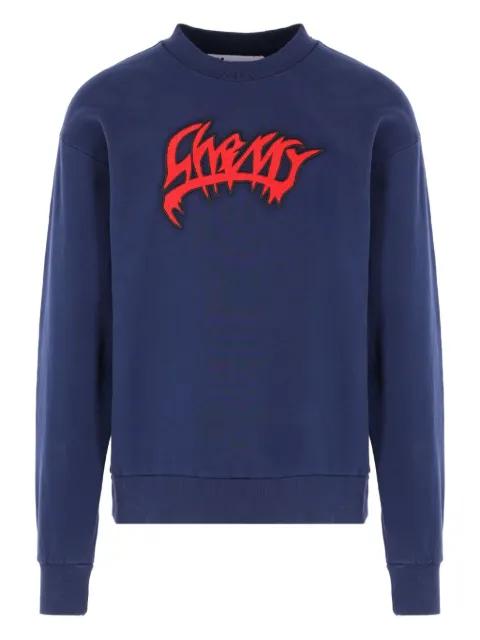 Chalva logo crew-neck sweatshirt by CHERRY WORLD