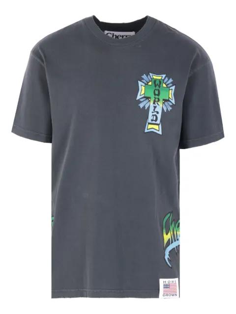 graphic-print T-shirt by CHERRY WORLD