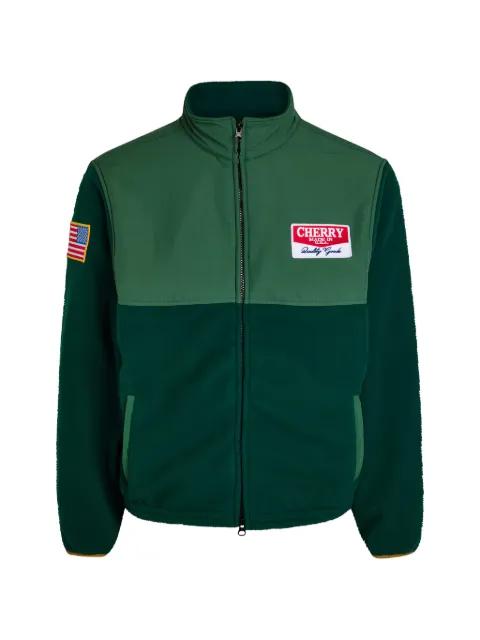 colourblock patch-detail jacket by CHERRY