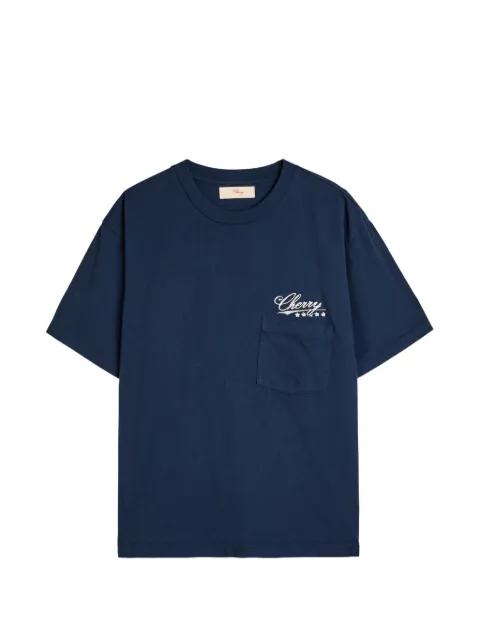 embroidered T-shirt by CHERRY