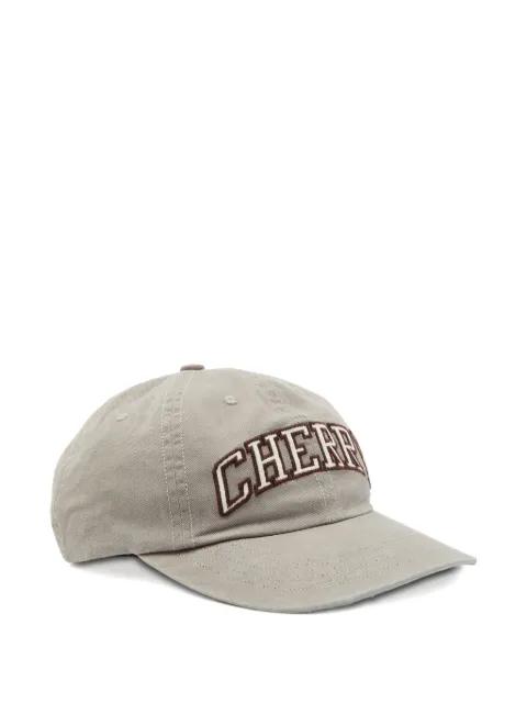 embroidered-logo baseball cap by CHERRY