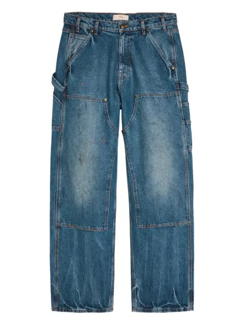 paint-splatter jeans by CHERRY