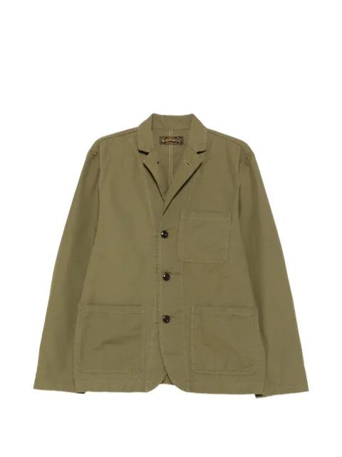 notched-lapels patch-pocket jacket by CHESAPEAKES