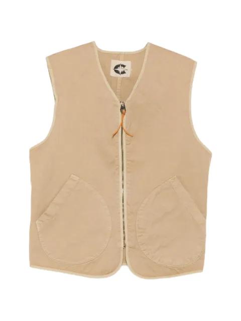 zip-up pocket-detail jacket by CHESAPEAKES
