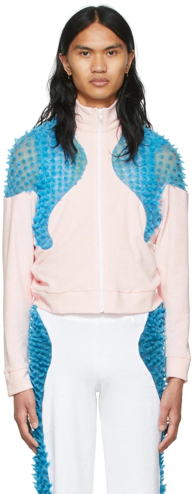 Pink & Blue The Ray Jacket by CHET LO