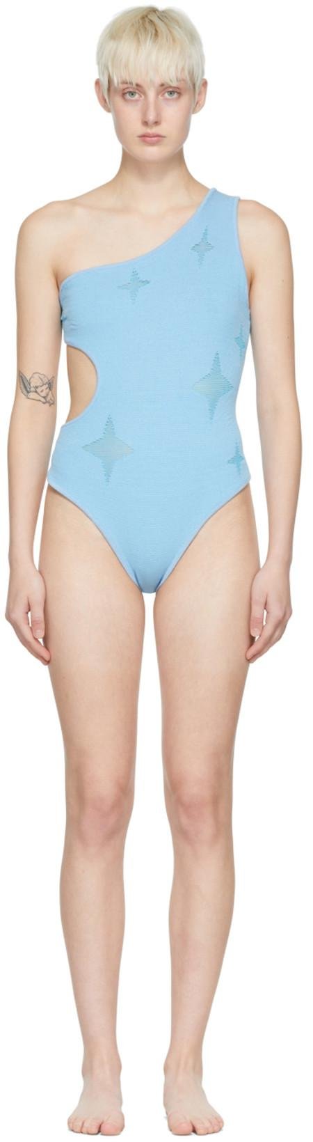 SSENSE Exclusive Blue Twilight One-Piece Swimsuit by CHET LO