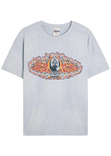 Static printed cotton T-shirt by CHEW FOREVER