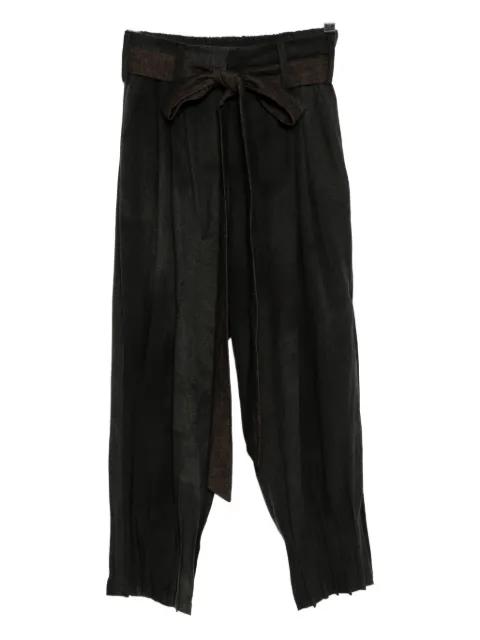 Yed pleated trousers by CHIAHUNG SU