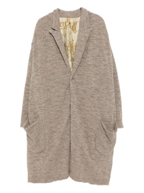 dyed wool coat by CHIAHUNG SU