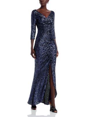 Akinari Gathered Sequin Gown - Exclusive by CHIARA BONI LA PETITE ROBE