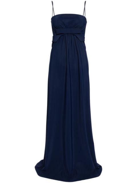 Alga bow-detail maxi dress by CHIARA BONI LA PETITE ROBE
