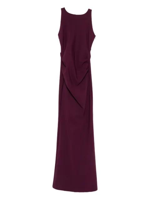 Eman ruched long dress by CHIARA BONI LA PETITE ROBE