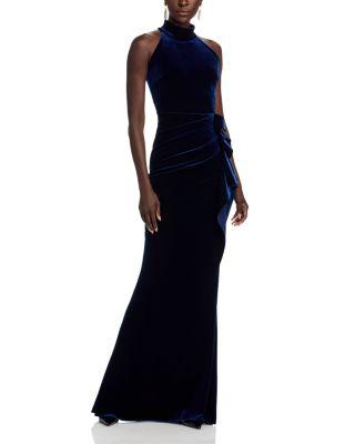 Gudrum Long Velvet Gown by CHIARA BONI LA PETITE ROBE