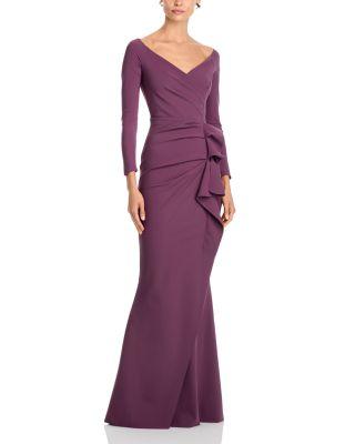 Silveria Side Ruffle Gown by CHIARA BONI LA PETITE ROBE