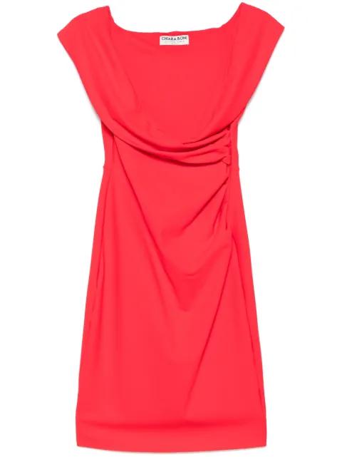 draped-detail midi dress by CHIARA BONI LA PETITE ROBE