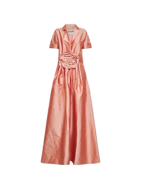 floral-detail midi dress by CHIARA BONI LA PETITE ROBE