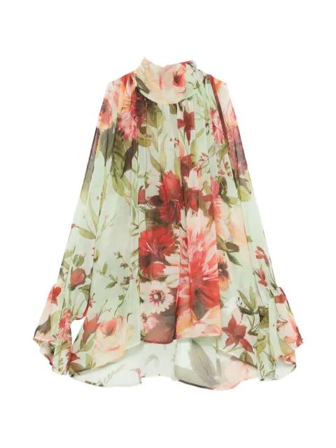 floral ruffled shirt by CHIARA BONI LA PETITE ROBE
