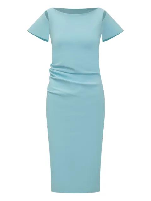 ruched midi dress by CHIARA BONI LA PETITE ROBE