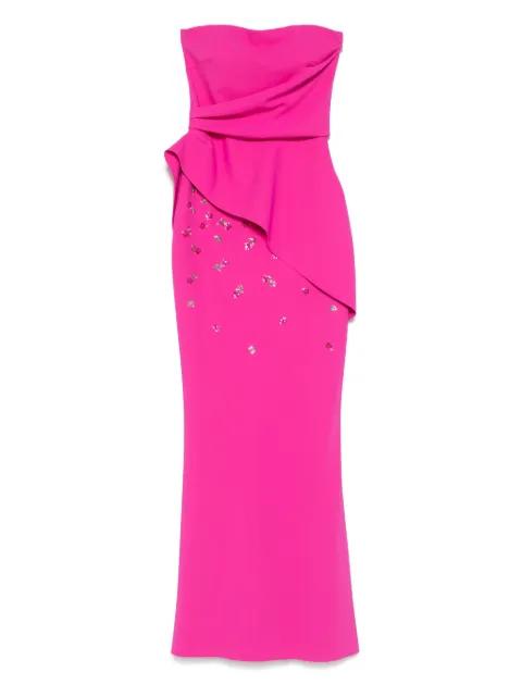 sequin-embellished maxi dress by CHIARA BONI LA PETITE ROBE