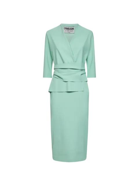 wrap-detail midi dress by CHIARA BONI LA PETITE ROBE