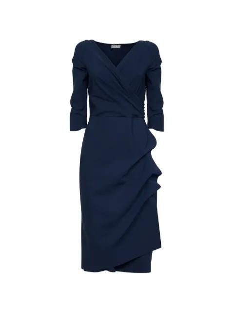 wrap midi dress by CHIARA BONI LA PETITE ROBE