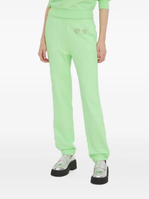 Eye Star-detail track pants by CHIARA FERRAGNI