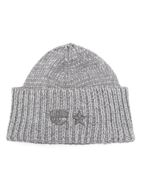 Eye Star-embroidered beanie by CHIARA FERRAGNI