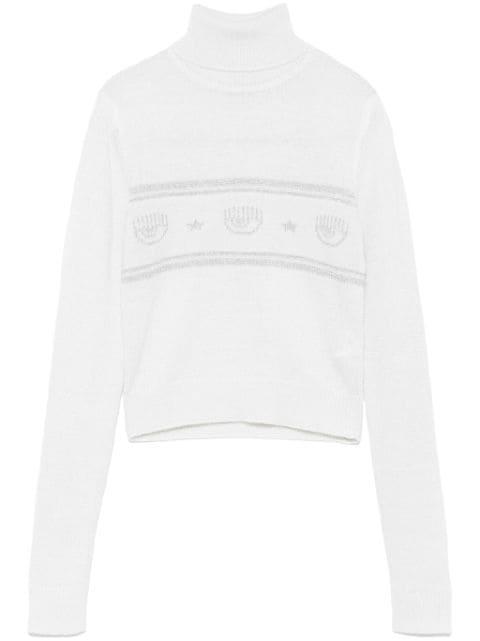 Eyelike-motif sweater by CHIARA FERRAGNI