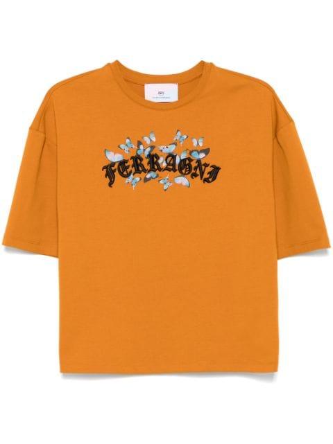 Gothic Butterflies T-shirt by CHIARA FERRAGNI