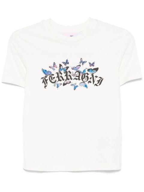 Gothic Butterflies T-shirt by CHIARA FERRAGNI