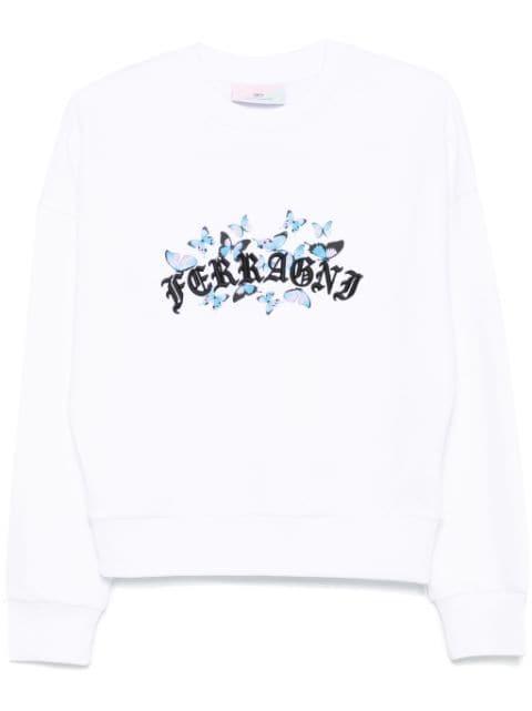 Gothic Butterflies sweatshirt by CHIARA FERRAGNI