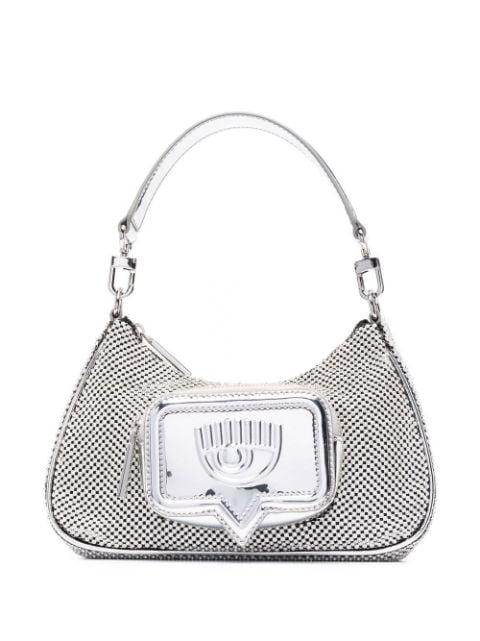 Vicky rhinestone-embellished shoulder bag by CHIARA FERRAGNI Vicky rhinestone-embellished shoulder bag by CHIARA FERRAGNI