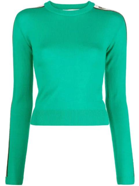 logo-print crew-neck jumper by CHIARA FERRAGNI