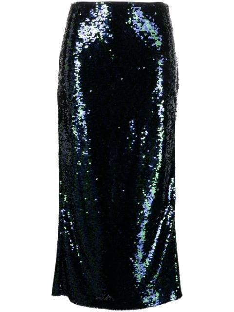 sequin-embellished midi skirt by CHIARA FERRAGNI