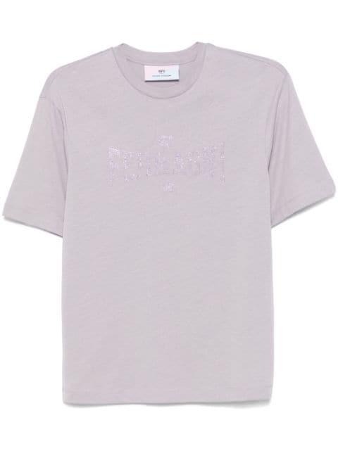 studded logo-detail T-shirt by CHIARA FERRAGNI