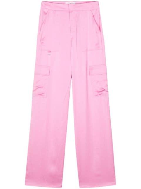textured straight cargo pants by CHIARA FERRAGNI