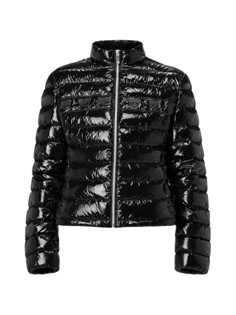 zip-up quilted-design jacket by CHIARA FERRAGNI