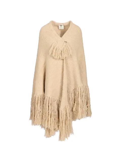 Manta fringed-trim shawl by CHIARA IS