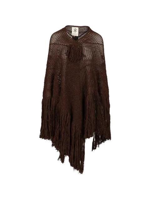 Peonia fringed shawl by CHIARA IS