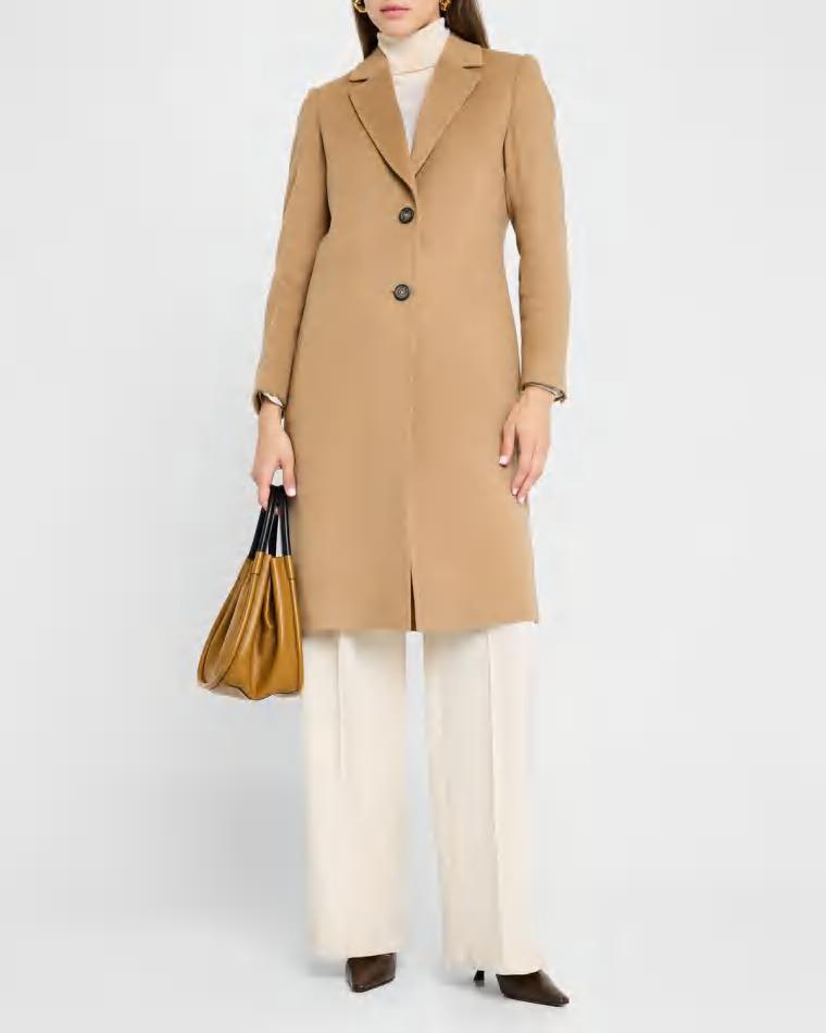 Perseide Classic Single-Breasted Coat by CHIARULLI