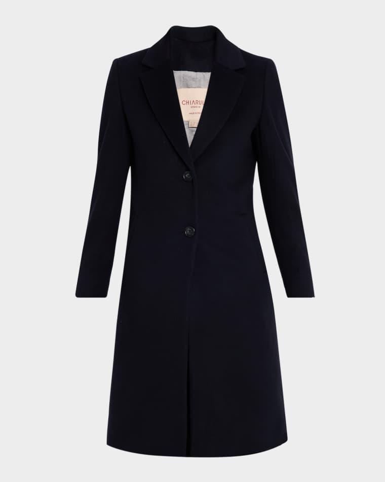 Perseide Classic Single-Breasted Coat by CHIARULLI