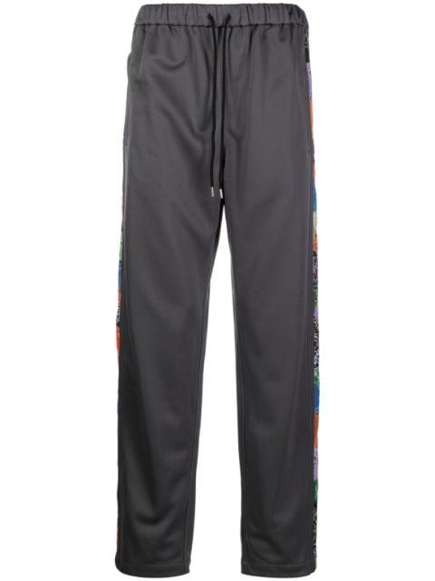bandana-panel track pants by CHILDREN OF THE DISCORDANCE