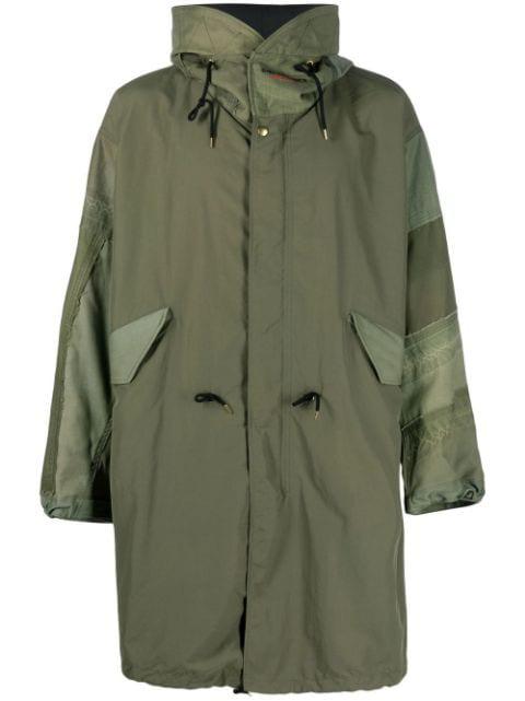 drawstring-hood parka coat by CHILDREN OF THE DISCORDANCE