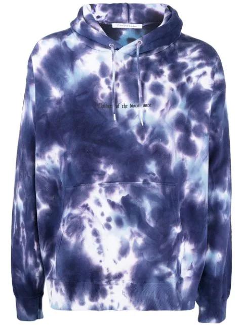 tie dye-print pullover hoodie by CHILDREN OF THE DISCORDANCE
