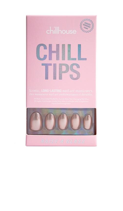 Chillhouse Raise A Glass Short Round Chill Tips Press-on Nails in Beauty by CHILLHOUSE