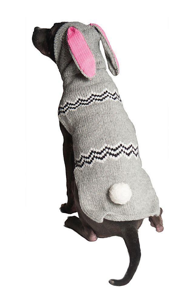 Chilly Dog Bunny Hoodie Dog Sweater by CHILLY DOG | FREE PEOPLE