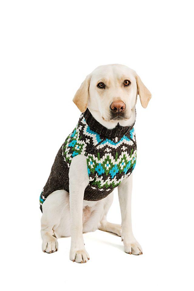 Chilly Dog Fairisle Dog Sweater by CHILLY DOG | FREE PEOPLE