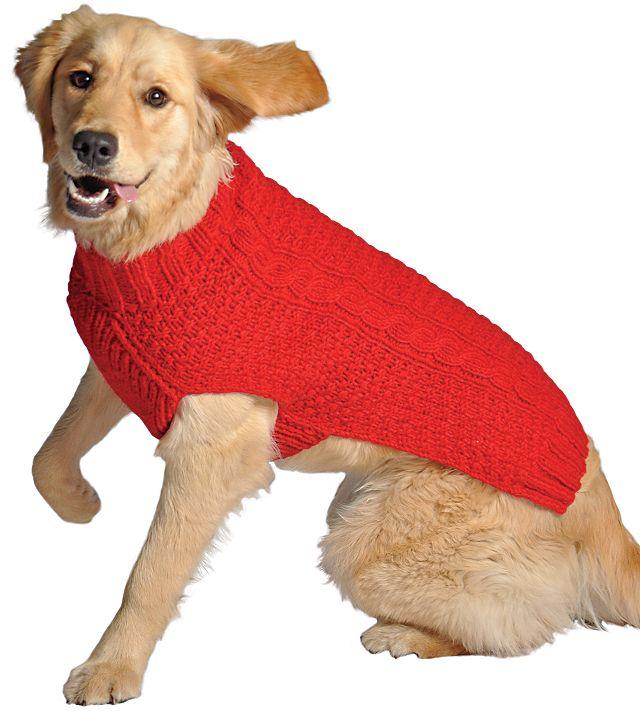 Chilly Dog Hot Pink Alpaca Cable-Knit Dog Sweater by CHILLY DOG | FREE PEOPLE