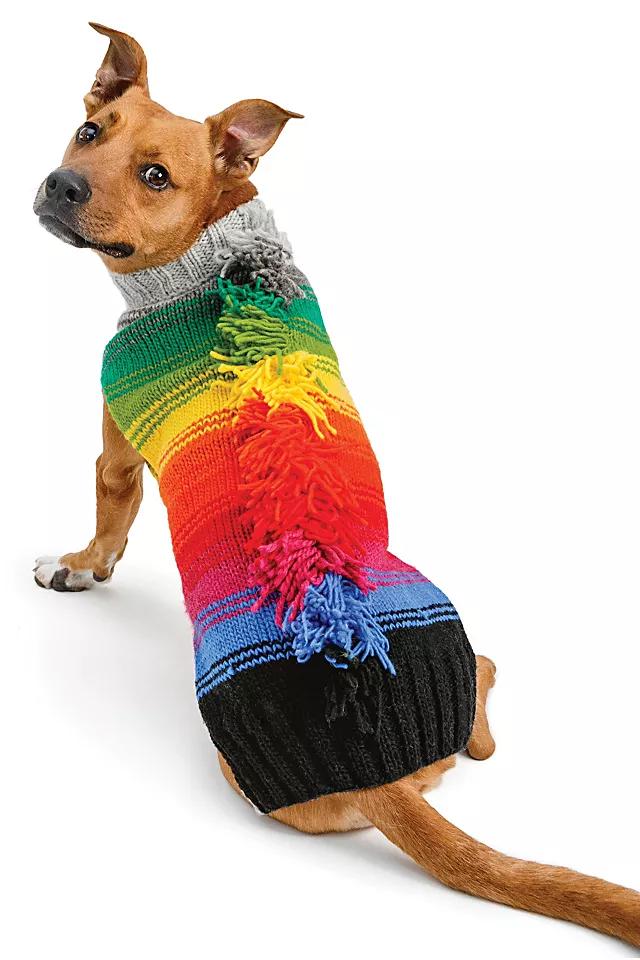 Chilly Dog Rainbow Mohawk Dog Sweater by CHILLY DOG | FREE PEOPLE