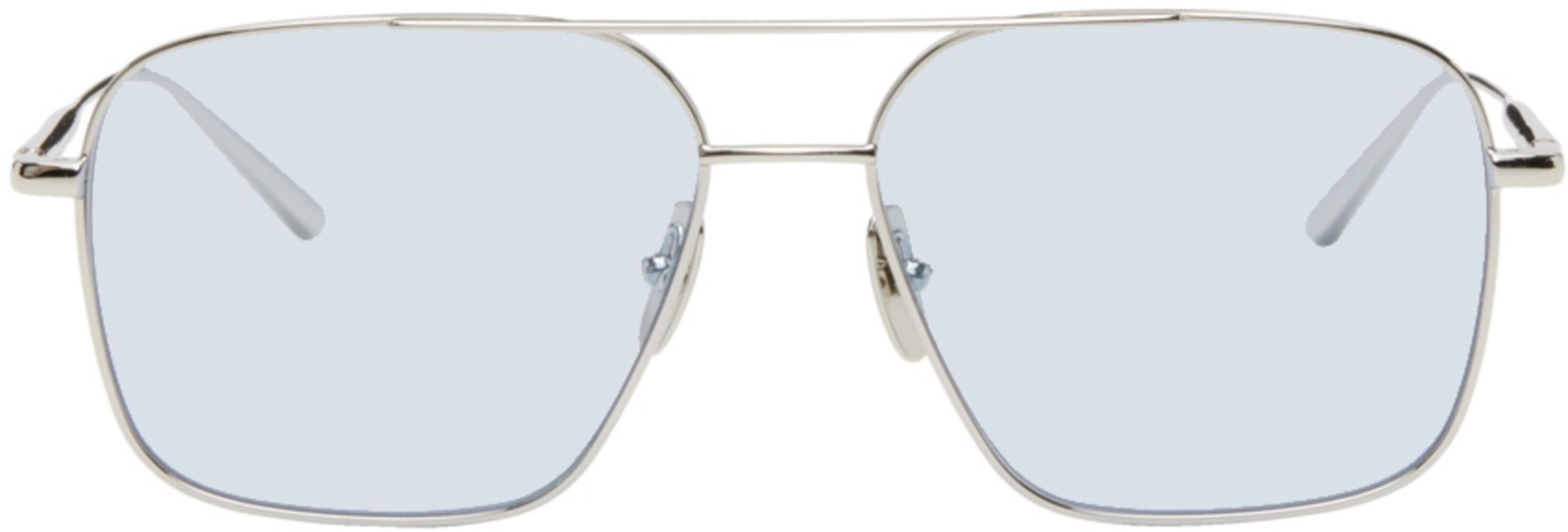 Blue Steel Aviator Sunglasses by CHIMI